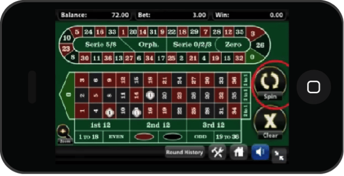 The iphone Roulette app is a time saver