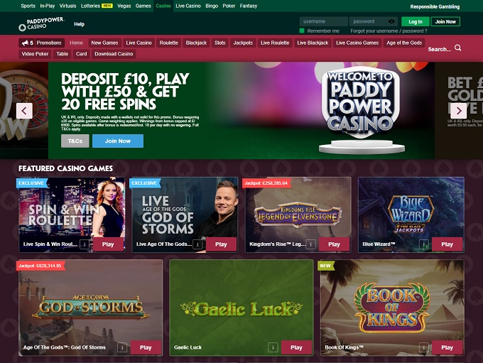 Paddy Power Review