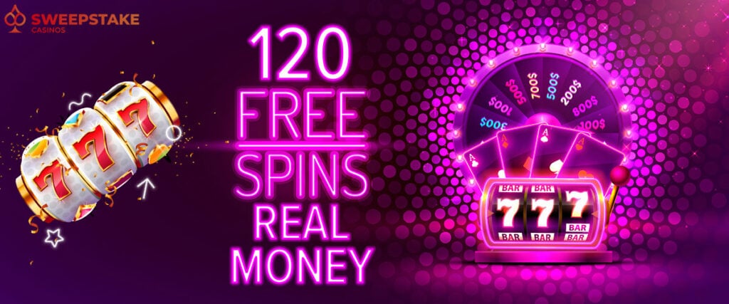 120 Free Spins For Real Money