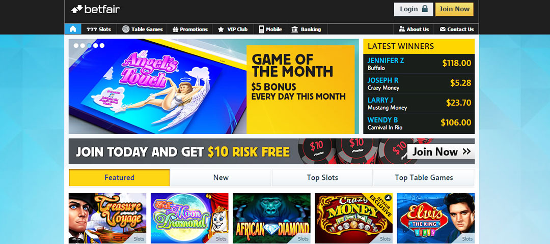 Betfair Casino Slots