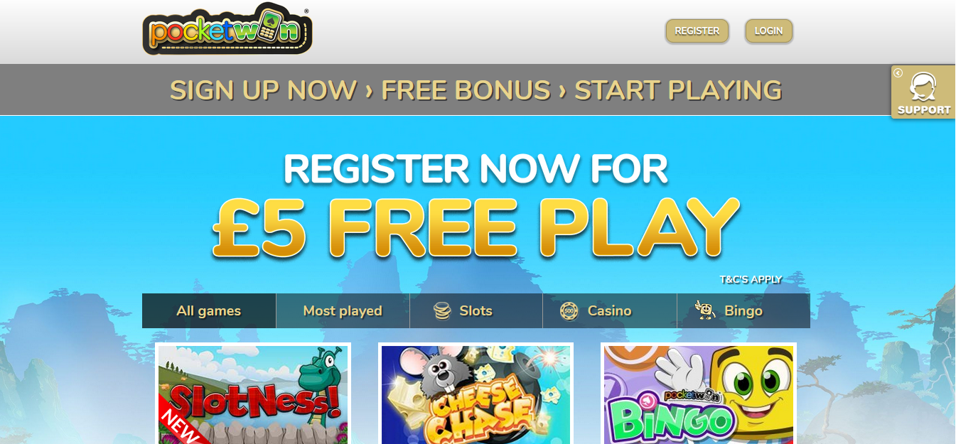 Pocketwin Casino Slots